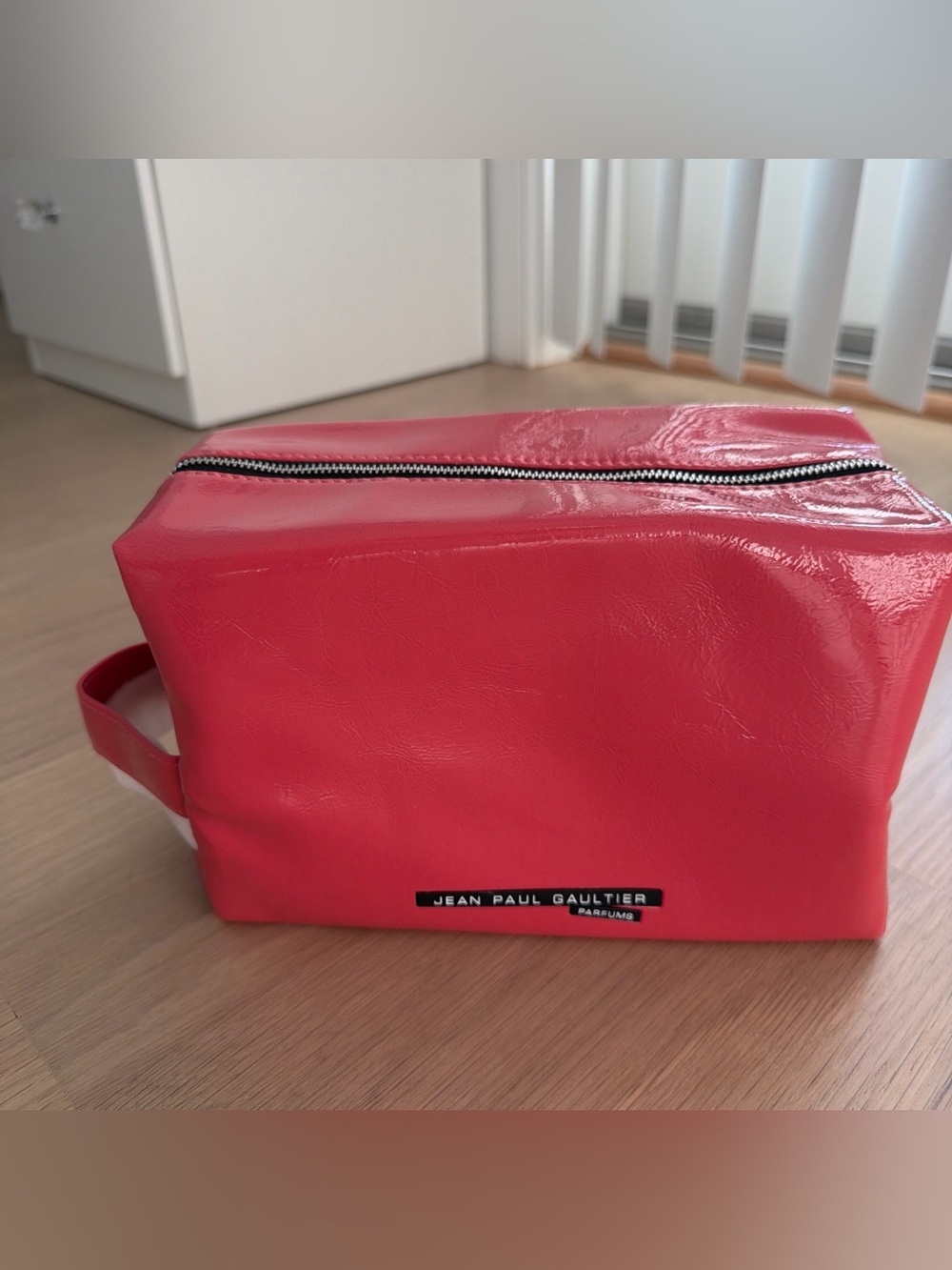 Jean Paul GAULTIER Makeup Travel Bag Salmon Pink New